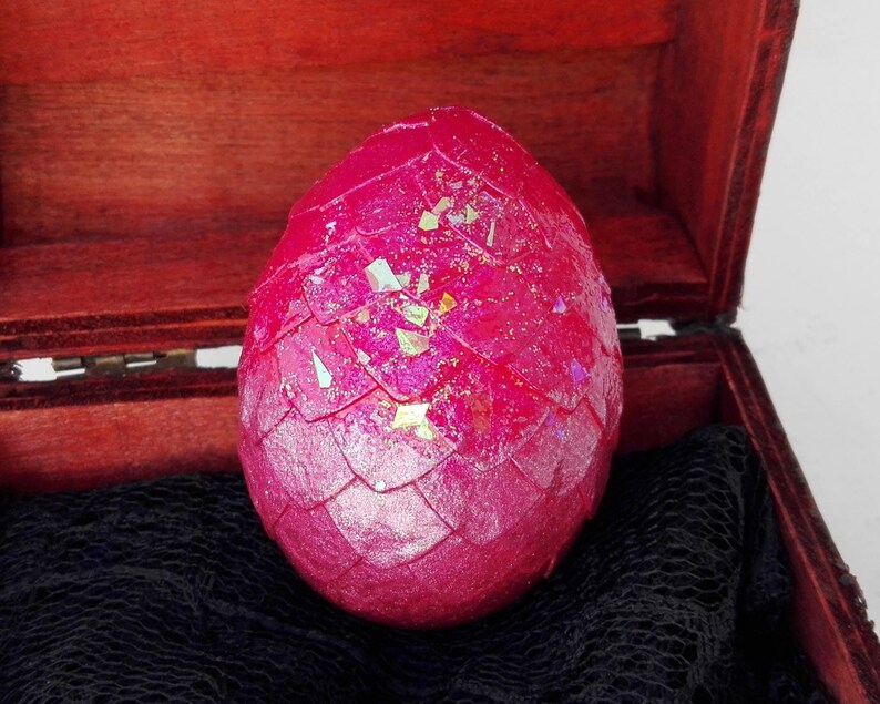 Pink dragon egg magenta dragon egg of Summer Sunset dragon in Etsy