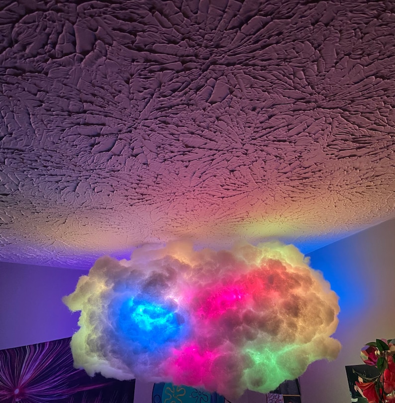 XL Led Cloud Decor Etsy