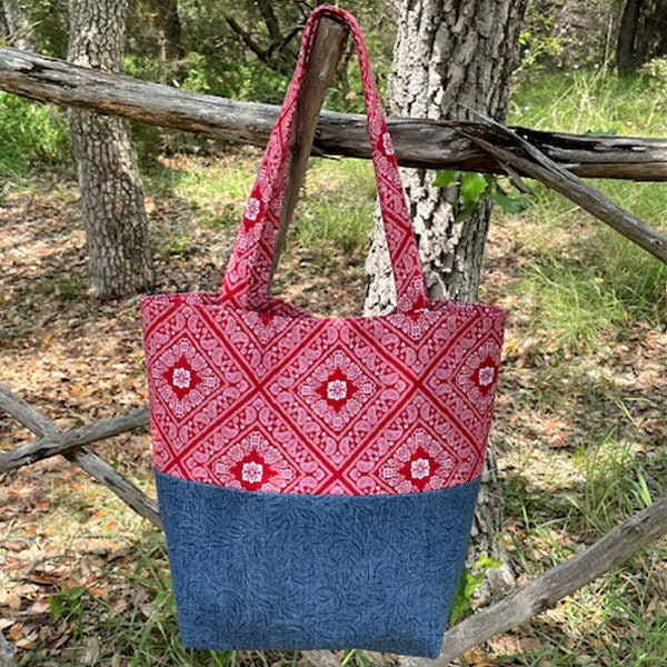 Bandana Shoulder Tote Bag