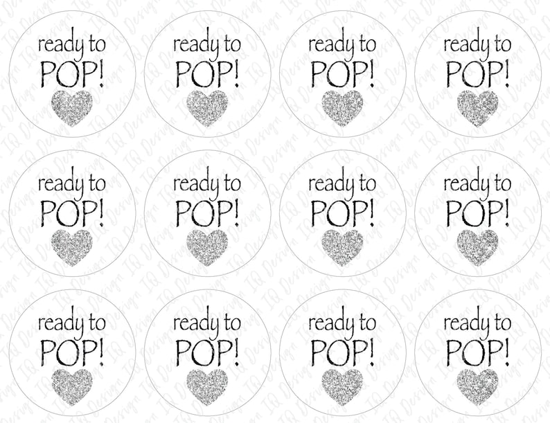 BABY SHOWER Favor • Ready to POP Design-digital File Eps/ Pdf / Jpeg ...