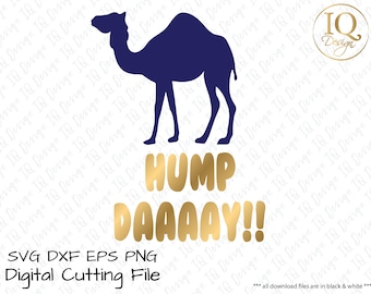 Cheer Bow SVG • Hump Day Camel SVG File svg / dxf / eps / png / Files for Silouette Cameo, Cricut Explore and other Electronic Cutters