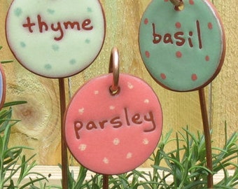 Custom Herb Marker, Cooking Gift, Herb Garden Marker, Plant Labels, Custom Plant Marker, Herb Garden, Gardening Gift, Plant Markers, Plant