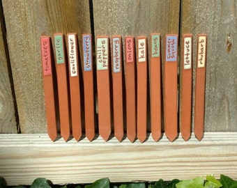 Vegetable Marker 12- Vegetable Markers - Veggie Markers - Handmade - Unique - Herb Stakes - Plant Markers - Garden Markers