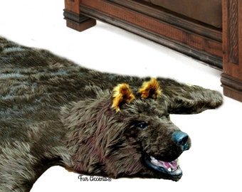 クマの毛皮 阿仁で獲れた熊の毛皮 - 秋田内陸線WEBショップ｜笑（EMI）