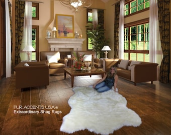 クマの毛皮ラグ ブラウン グリーン縁取り 動物に優しいクマの頭のクマ