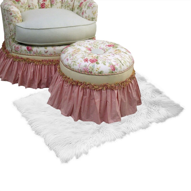 Plush Faux Fur Area Rug Shaggy Thick Sheepskin Rectangle Shape Pelt