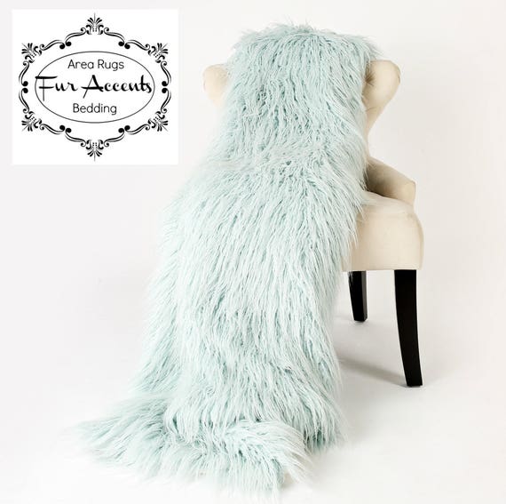 Plush  Faux Fur Throw Blanket - Bedspread Soft Plush Shag - Luxury Fur - White, Black, Gray 6 Sizes Minky Cuddle Fur Lining Fur Accents USA