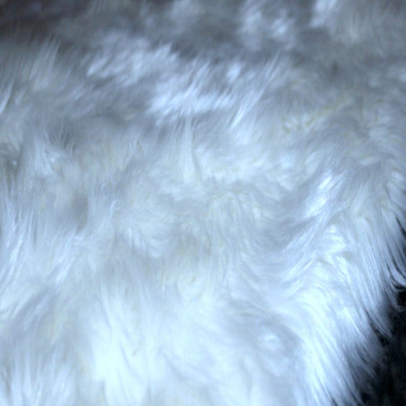 Classic Faux Fur Fireplace Mantle Scarf Shaggy Sheepskin Etsy