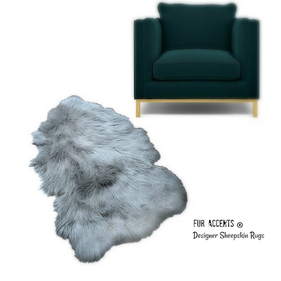 Faux Bear Skin Rug - Faux Fur Area Rug - White,Off White,Brown,Black,Tan,Gray - New Bear Pelt Shape - Designer Throw Rug - Fur Accents - USA