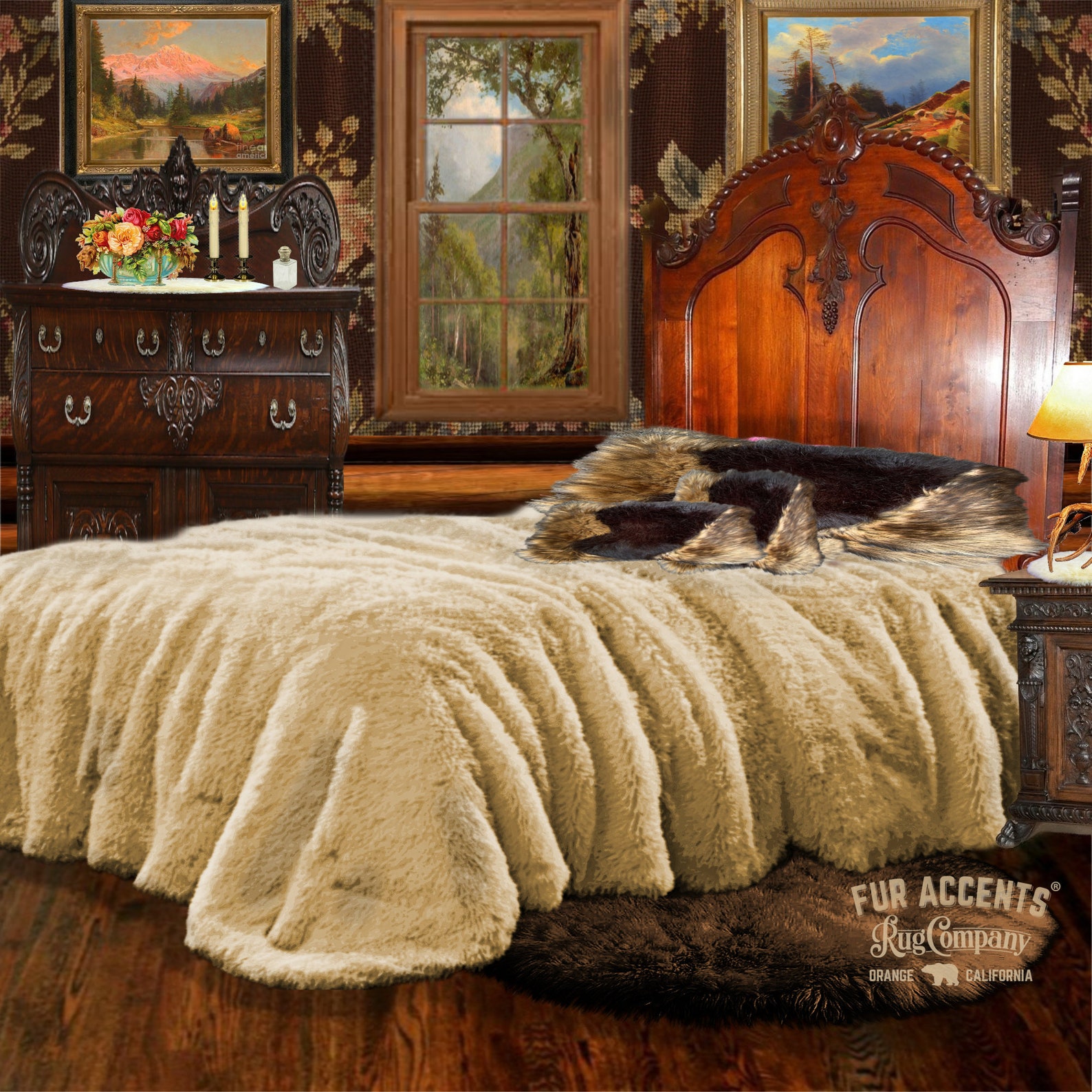 Faux Fur Bedspread White Shag Designer Throw Blanket Etsy