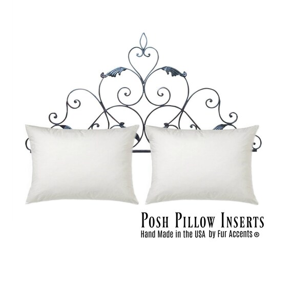 Plush Pillow Inserts - High Quality - Extra Full - Poly Fiber Pillow Pillow Stuffers - Extra Plump For Full Look -  Fur Accents USA
