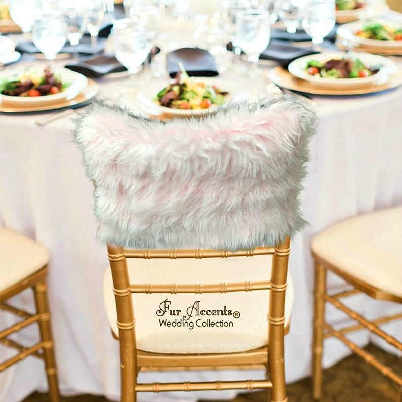 Fluffy Soft Faux Fur Chair Caps Slip Covers Gy Fake - Faux Fur Seat Covers For Dining Chairs Fluffy Soft Faux Fur Chair Caps Slip Covers Gy Fake - Faux Fur Seat Covers For Dining Chairs