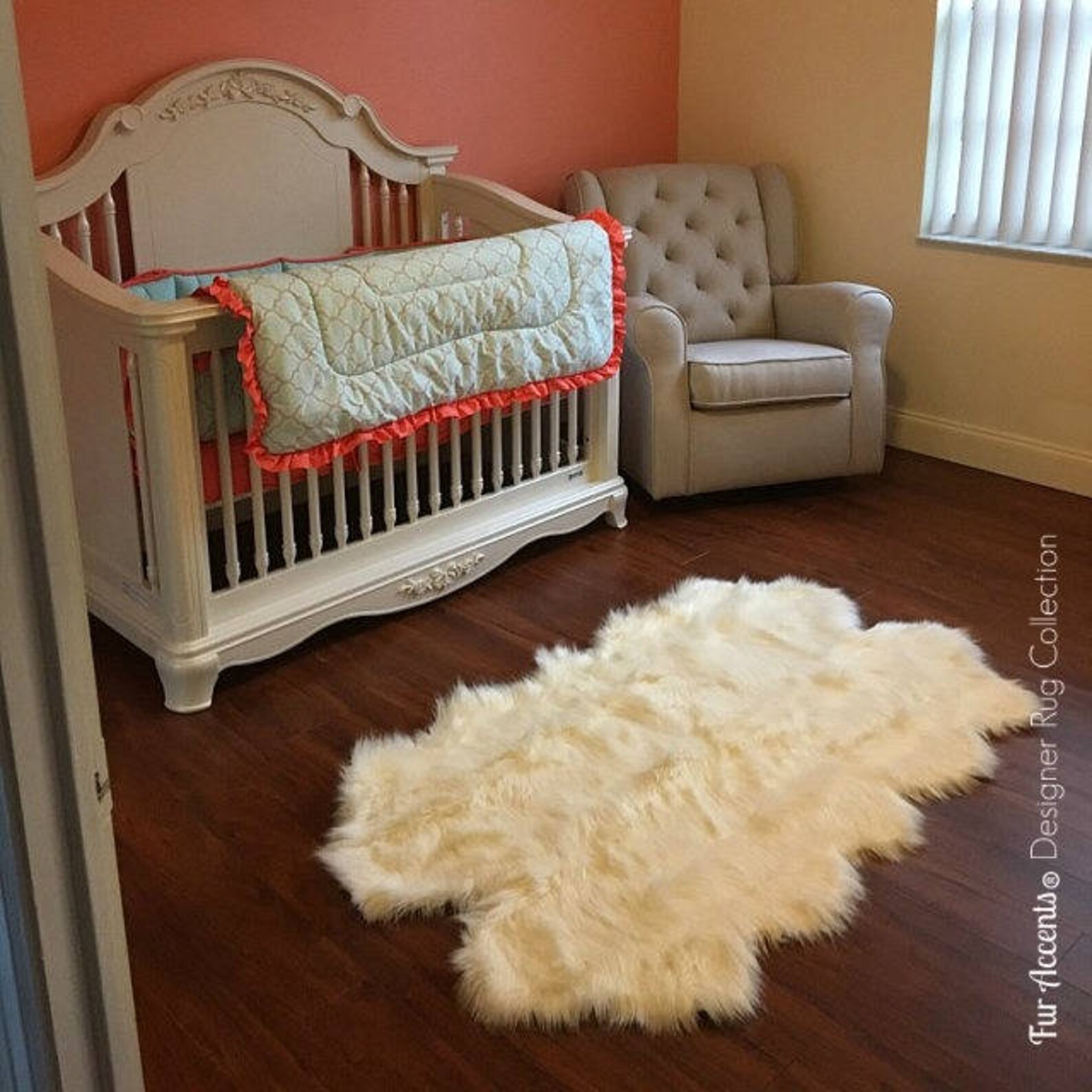 Plush Faux Fur Mongolian Sheepskin Area Rug Traditional Long Etsy