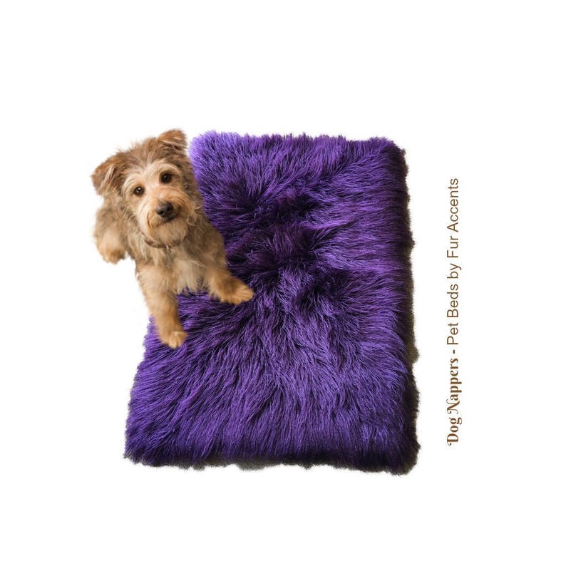 SALE Dog Bed Pet Cat Mat Faux Fur Shaggy Long Hair Etsy