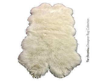 Faux Fur Sheepskin Rug – Shaggy Throw Rug, Quatro Design