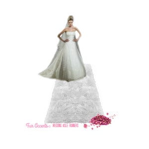 Soft Faux Fur Aisle Runner Shag Perfect Wedding Decoration Party Special Event Quinceanera Ball Room Carpet From 10 Dollars- Ft Fur Accents