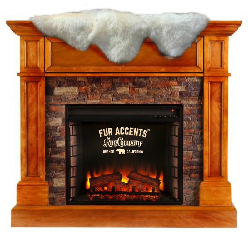 Faux Fur Mantle Scarf White Bonded Faux Sheepskin Other Etsy