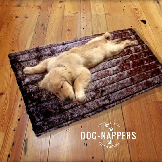Dog Nappers Pet Pad - Cat Mat - Dog Bed - Silky Soft Premium Faux Fur - Padded Shag - Sheepskin - Mini Rug - Washable - Fur Accents USA