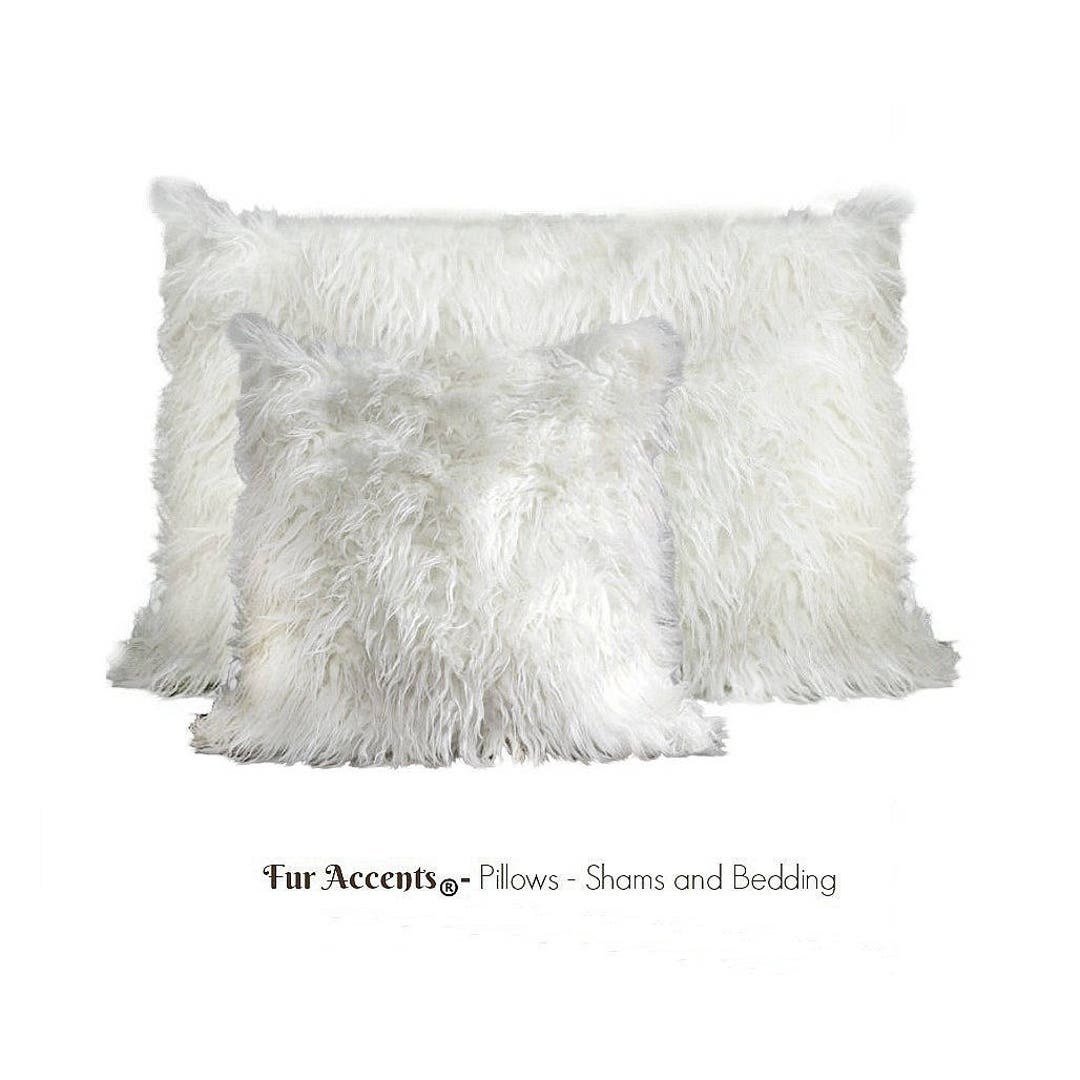 Fur pillow cheap shams