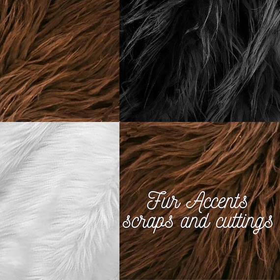 Faux Fur Scraps, Remnants, Cuttings, Gab Bag, Assortment box, craft supplies, sewing, fabrics, costume. props, baby, photography, patchwork