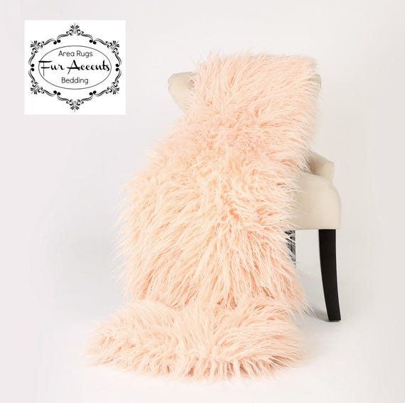 Plush  Faux Fur Throw Blanket - Bedspread Soft Plush Shag - Luxury Fur - White, Black, Gray 6 Sizes Minky Cuddle Fur Lining Fur Accents USA