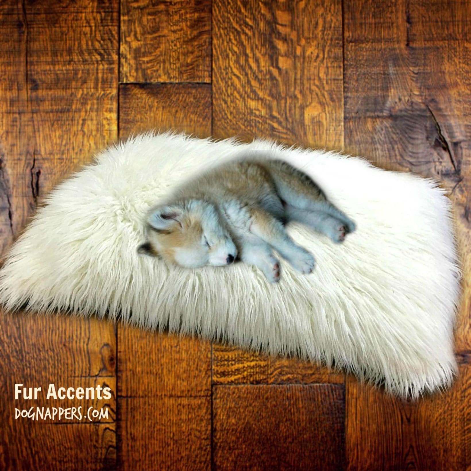 Dog Bed - Pet - Cat Mat - Faux Fur Shaggy Long Hair Mongolian Llama