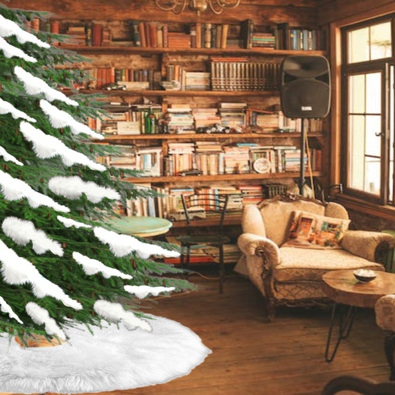 Tapis De Sapin De Noël En Non-tissé Neige - 1x10m - Protection Aiguilles Et Décoration Hivernale - Fabriqué En Allemagne
