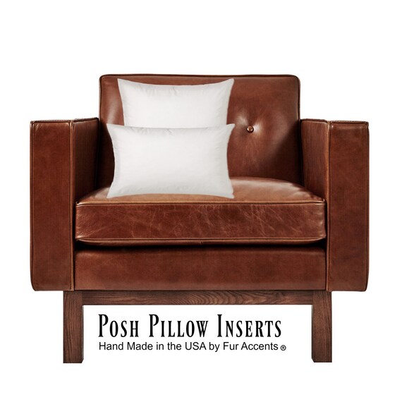 Plush Pillow Inserts - High Quality - Extra Full - Poly Fiber Pillow Pillow Stuffers - Extra Plump For Full Look -  Fur Accents USA