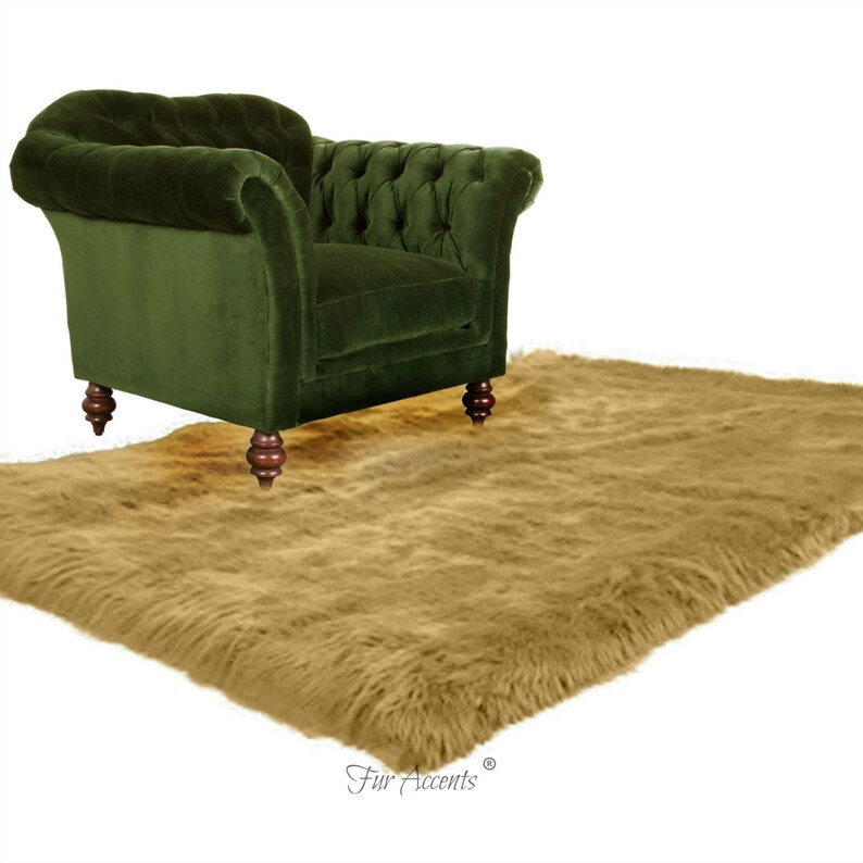 Extraordinary Faux Fur Area Rug Shaggy Thick White Bonded Sheepskin