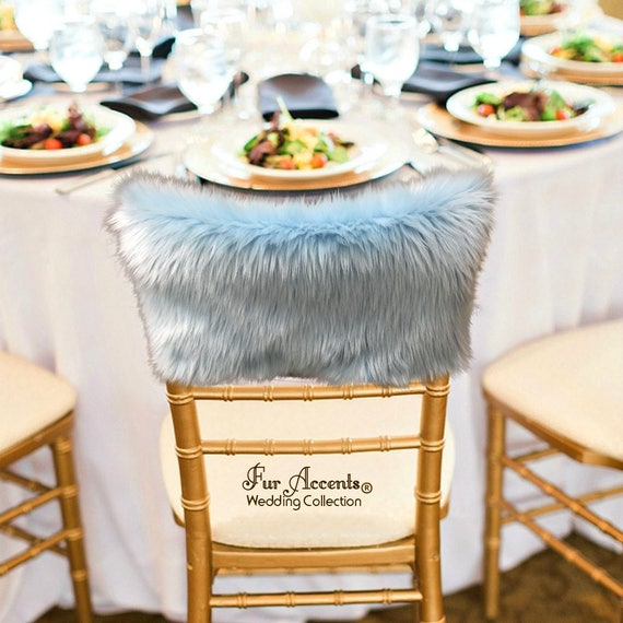 Fake fur chair covers hotsell