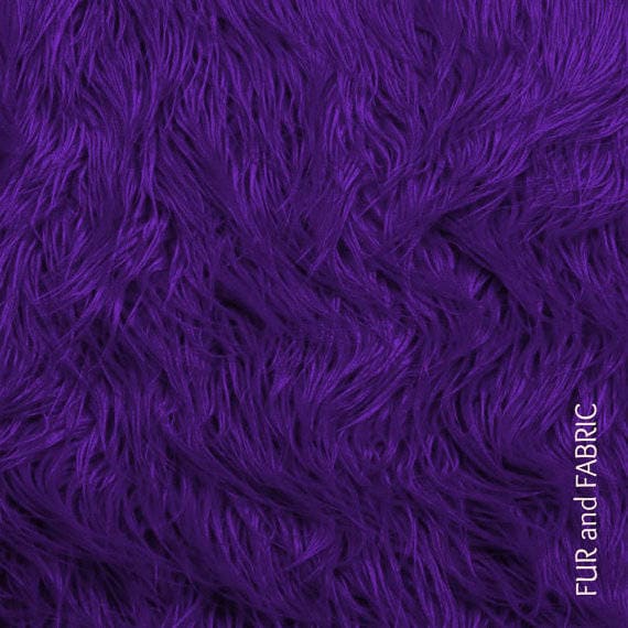 Plush Faux Fur Throw Blanket Bedspread Luxury Fur Deep Purple Shag Minky Cuddle Fur Lining Fur Accents USA Etsy