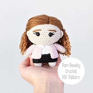 PATTERN: Pam Beesly Crochet Doll, Amigurumi Pattern, PDF Download