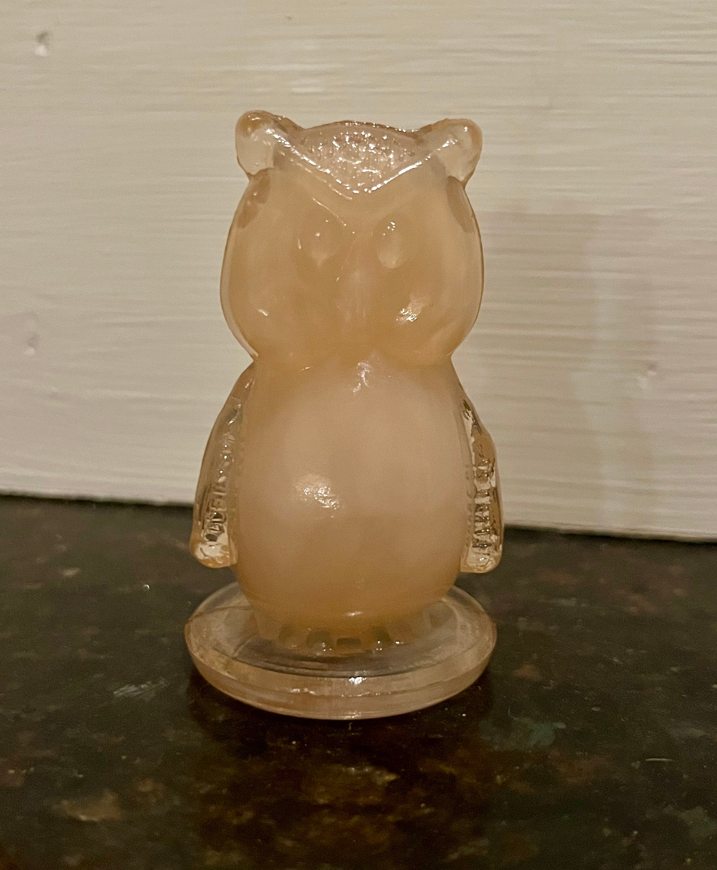 RARE Boyd Art Glass 1999 Rosie Owl Figurine