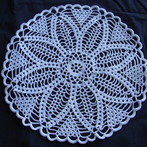 White Flower Doily