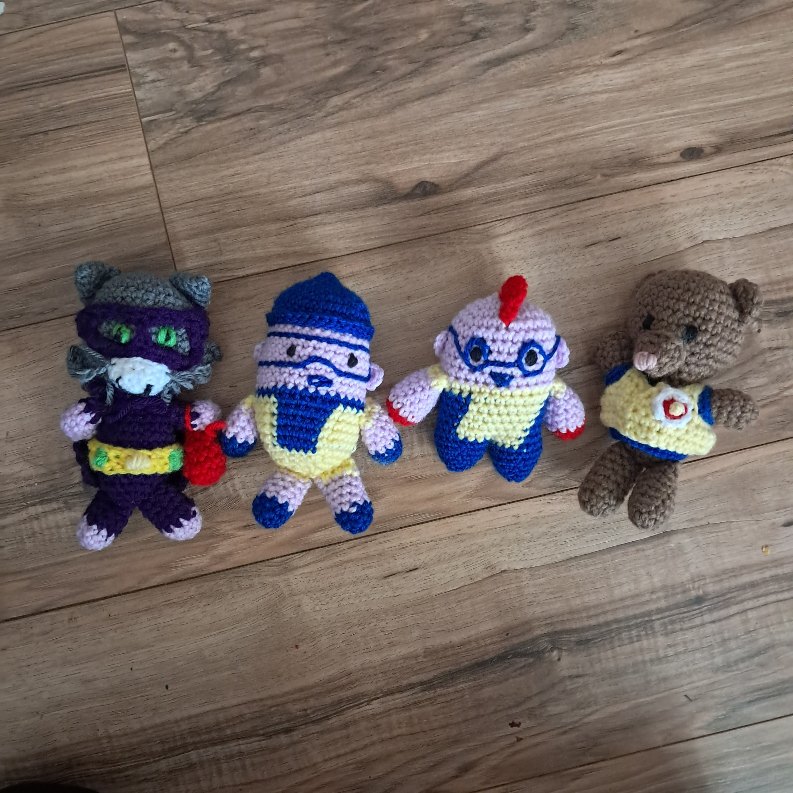 Team Umizoomi Crochet Dolls - Handmade Miniature Characters (set