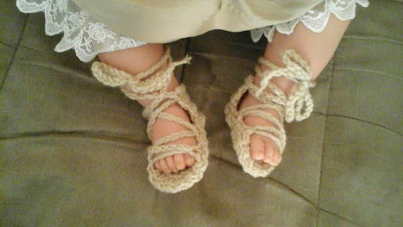 newborn gladiator sandals