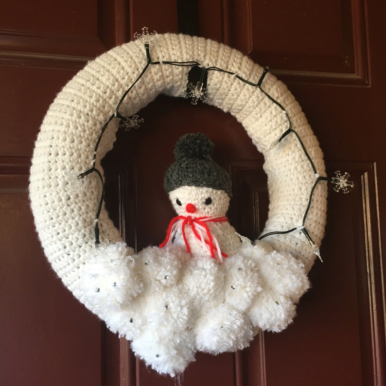 snowman wreath lighted snowman wreath lighted wreath Christmas wreath