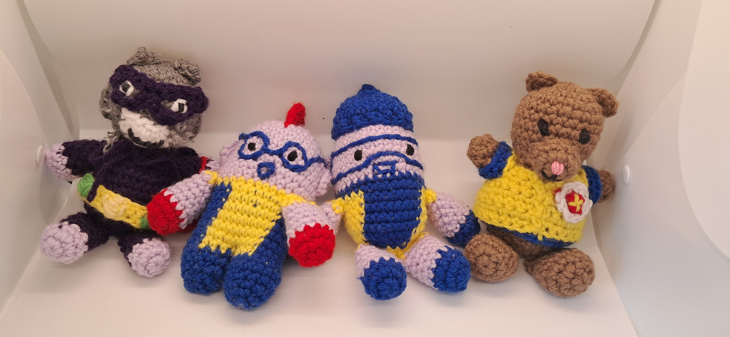 Team Umizoomi Crochet Dolls - Handmade Miniature Characters (set
