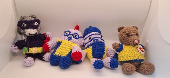 Team Umizoomi Crochet Dolls - Handmade Miniature Characters (set
