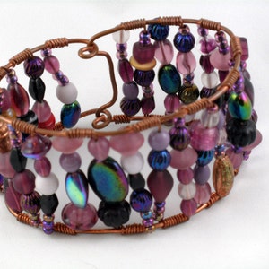 Cuff - Copper Beaded