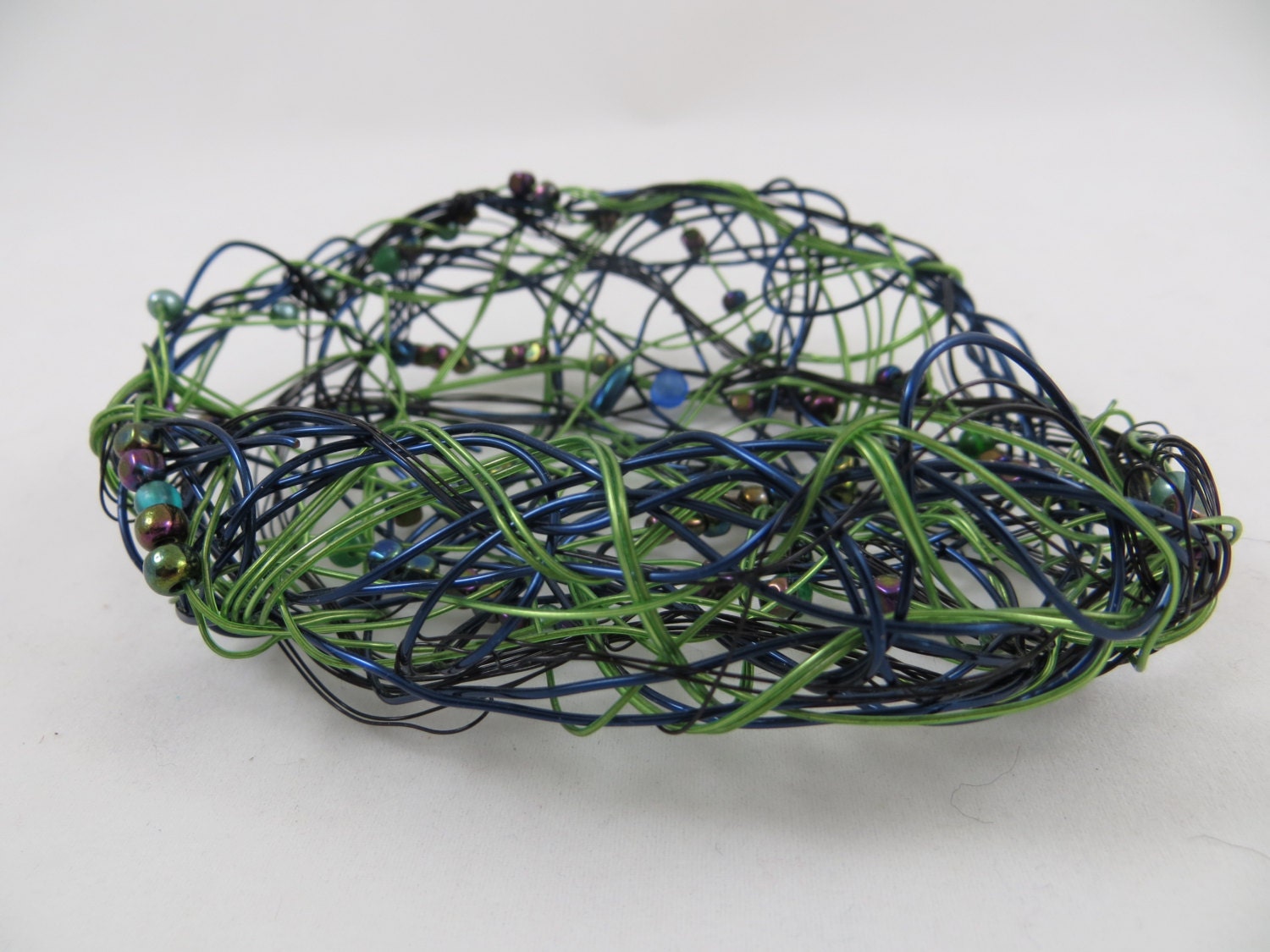 Baskets wire baskets woven baskets random weave weaving Etsy