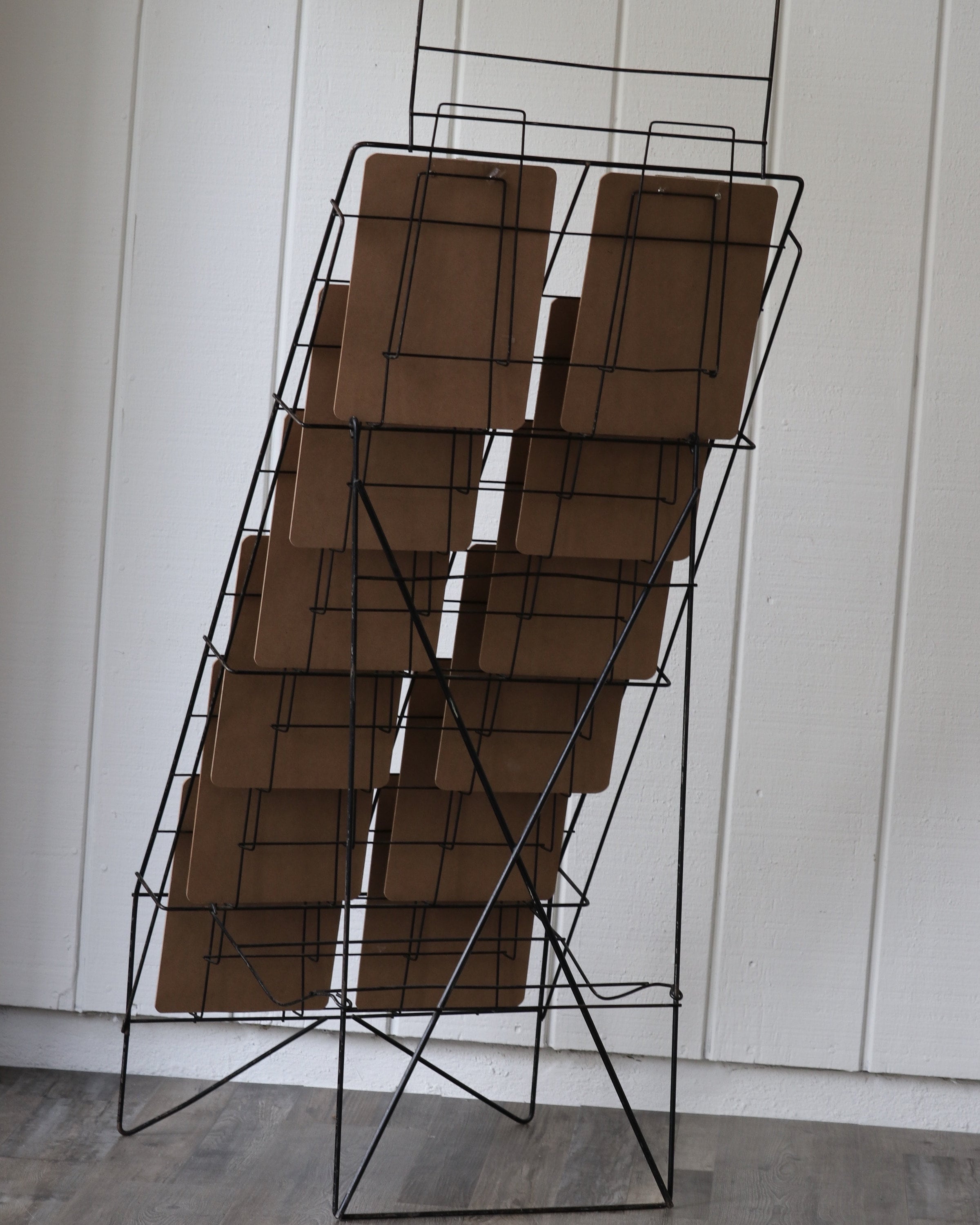 Vintage Metal Magazine Rack: Expandable Classroom Book Display - Etsy