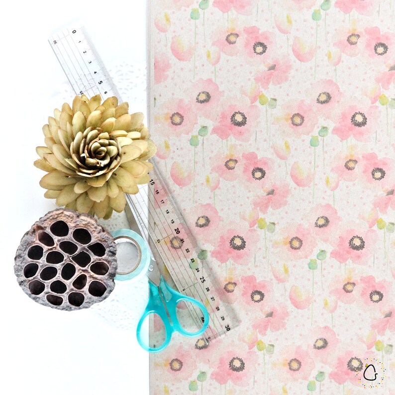 pink and brown wrapping paper
