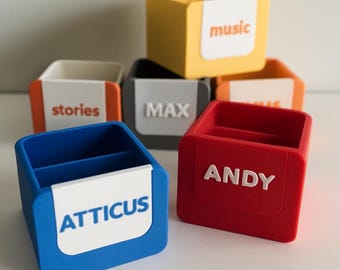 Tarjetero Yoto / Organizador de almacenamiento Yoto / Reproductor de audio y tarjetas para niños / Accesorios Yoto / Almacenamiento para mesitas de noche y estanterías