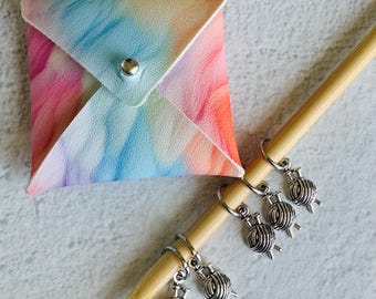 Kleine Maschenmarkierer // Set oder Nadelspiel // Maschenmarkierer // zum Stricken oder Häkeln