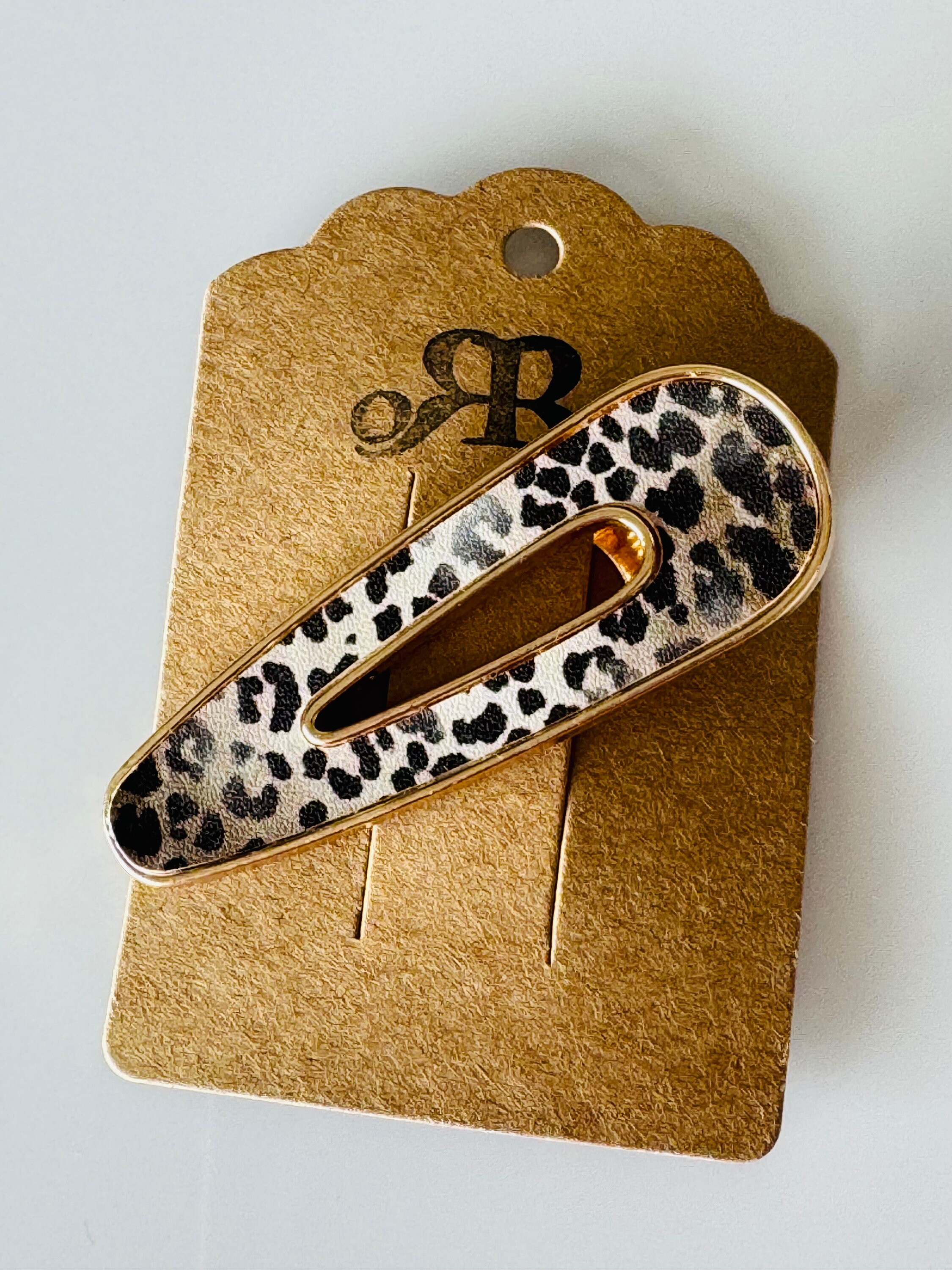 Leopard Print Hair Claw Metal - Etsy