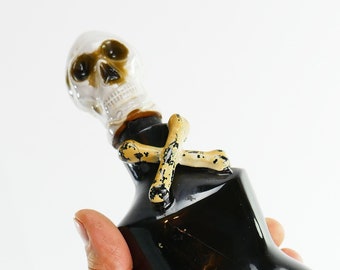 Bouteille empoisonnée vintage Skull and bones, Japon - Nommez votre poison