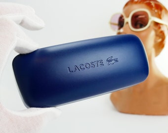New - Authentic - Lacoste - Blue Eyeglasses Hard Case