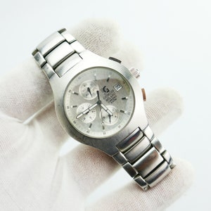 GIORGIO MILANO chrono quartz watch Mens working Japan