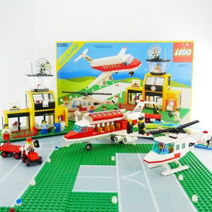 LEGO 6392 Airport in Box 99% Complete Box & - Etsy